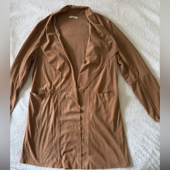 Max Studio Tan Trench Coat - Picture 10 of 13